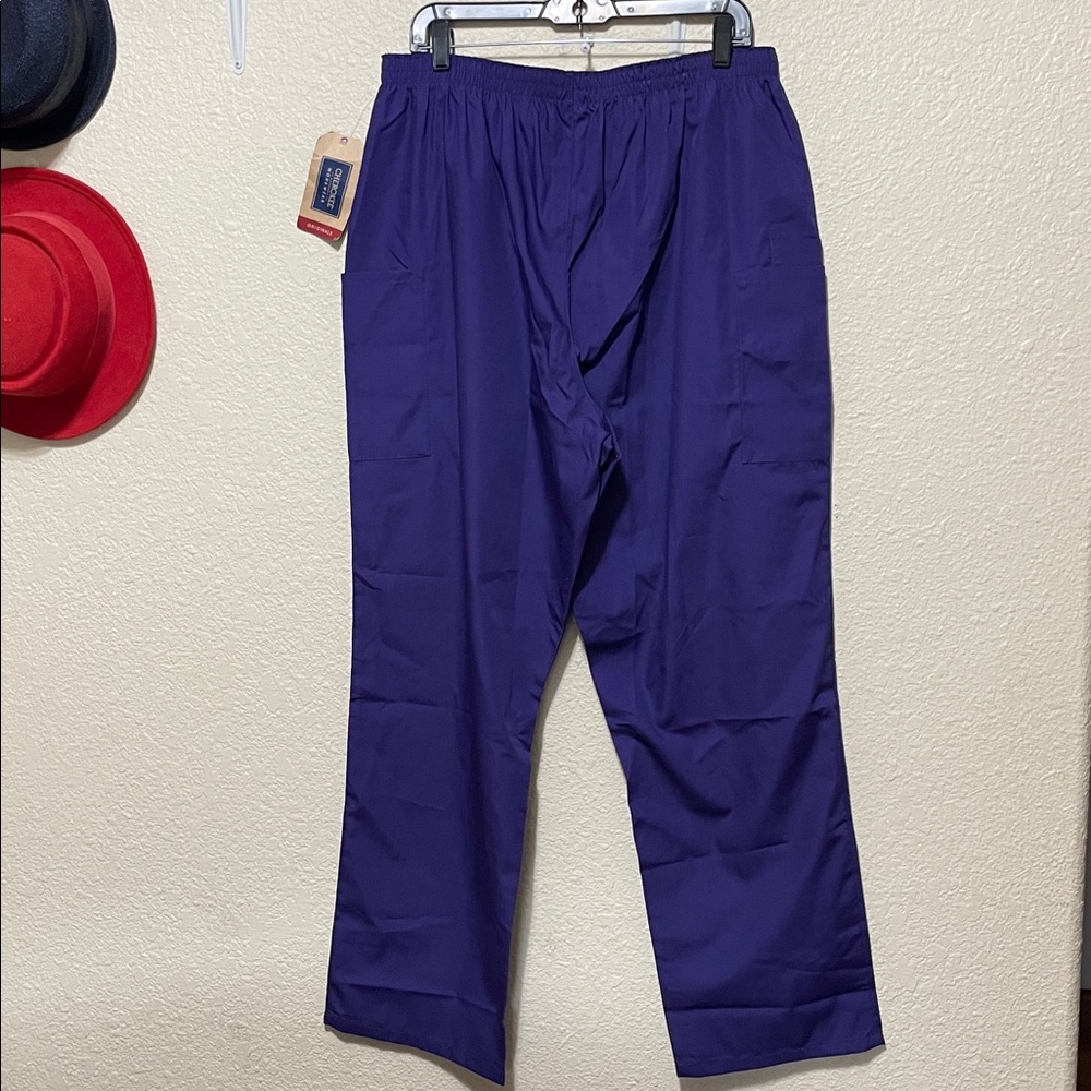 Cherokee Women's Grape Traditional Scrub Pants. NWT. Size XL. - Picture 8 of 13